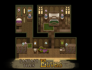 RPG Maker MV - Fantasy Tiles - Elves 2